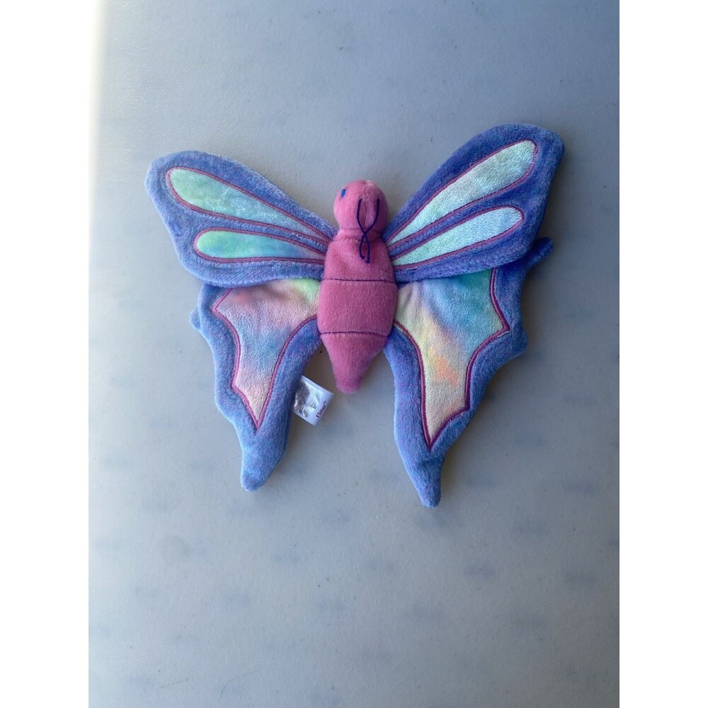Ty Beanie Baby Flitter Butterfly Pink Purple Blue 1999 Stuffed Plush Toy
